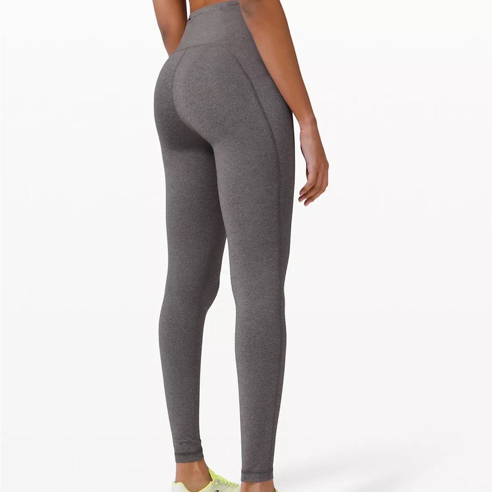 Lululemon Swift Speed High Rise Tight 28” Heathered Black size 4